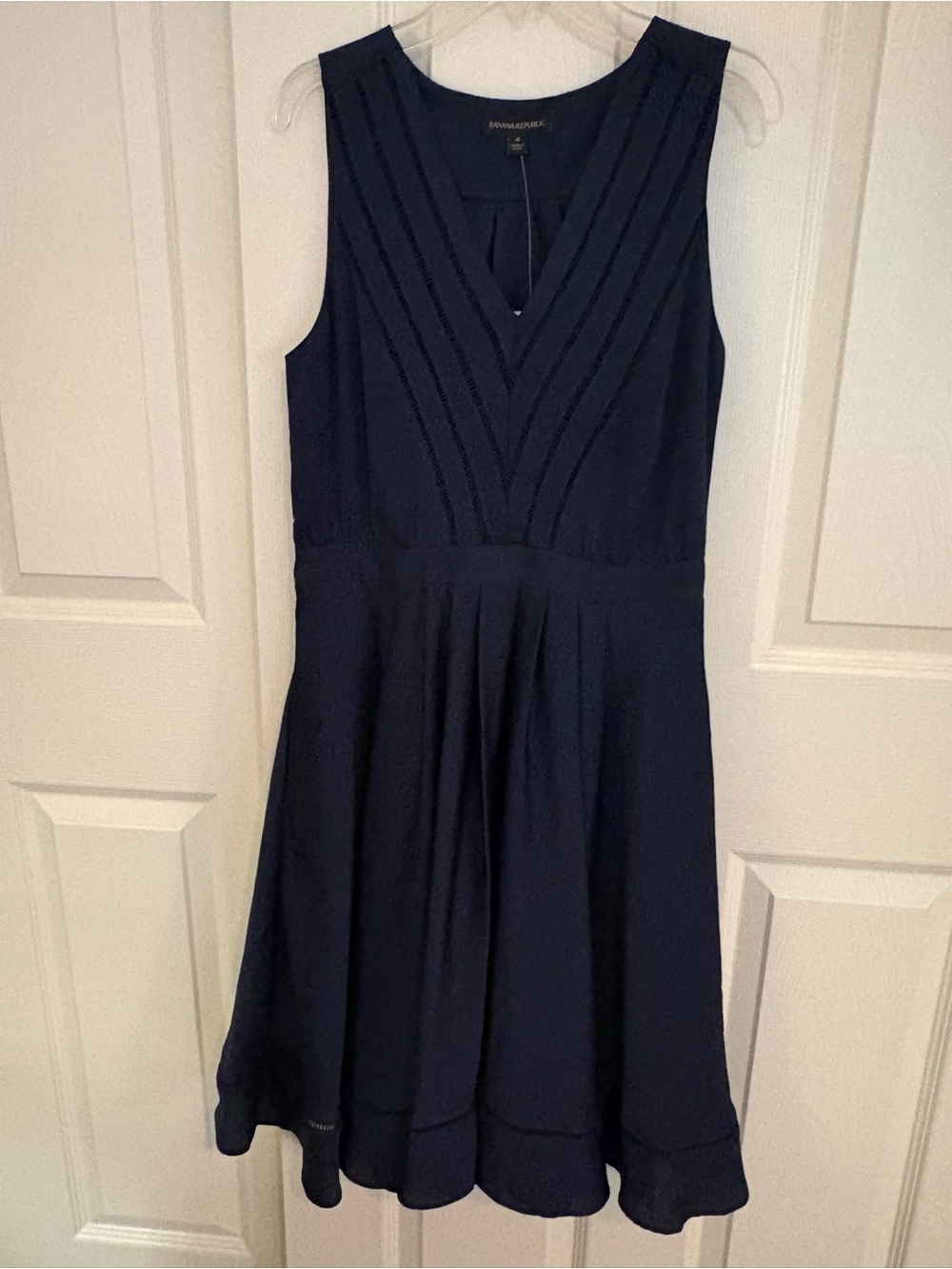 NWT Navy Banana Republic fit-n-flare dress